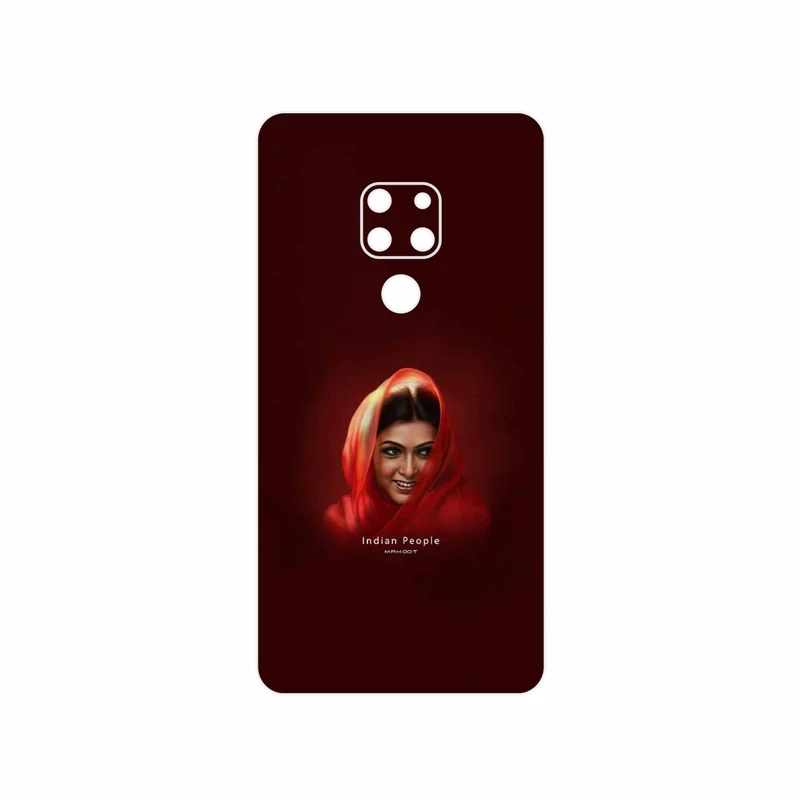 برچسب پوششی ماهوت مدل Portrait of an Indian Woman مناسب برای گوشی موبایل هوآوی Mate 20