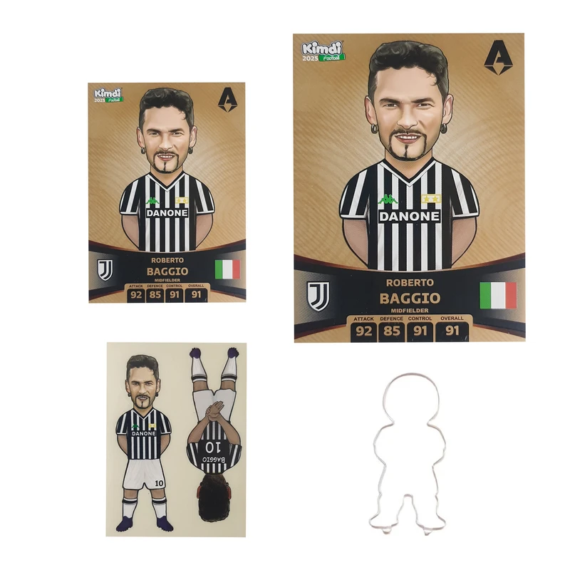 اسباب بازی زینتی کیمدی مدل روبرتو باجو 2025 سری ادونس به همراه برچسب و فیگور