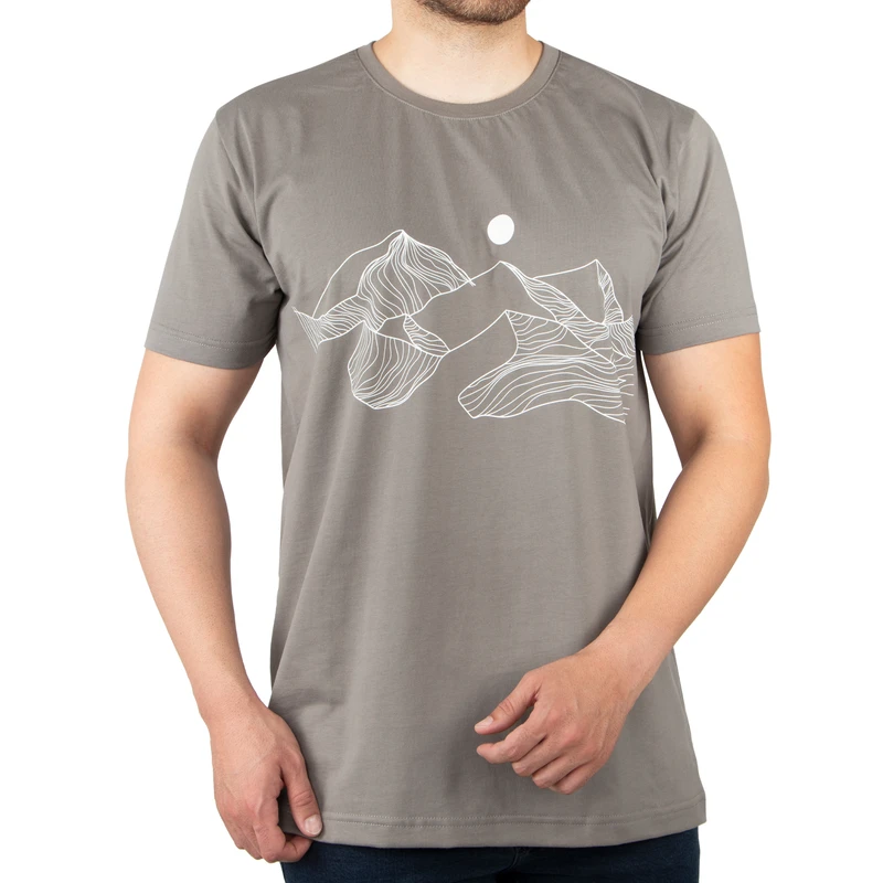 تی شرت آستین کوتاه مردانه آریان نخ باف مدل 1861