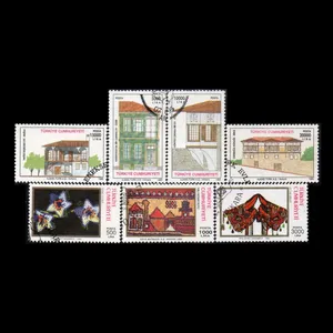 تمبر یادگاری مدل خارجی مجموعه 7 عددی 