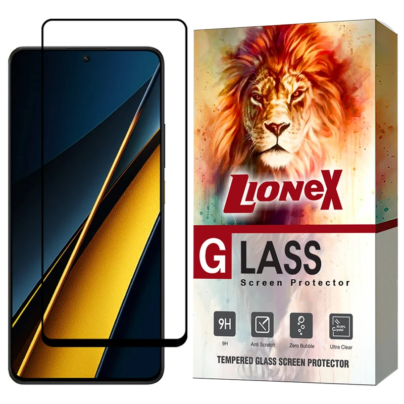 محافظ صفحه نمایش سرامیک شفاف  لایونکس مدل CERL30 مناسب برای گوشی موبایل شیائومی Poco X6 Pro /Poco X6 /Poco F6 /Poco F6 Pro / Redmi Turbo 3 / Redmi K70 Ultra / Redmi K70 Pro/ وان پلاس Ace 3V/ ویوو X200