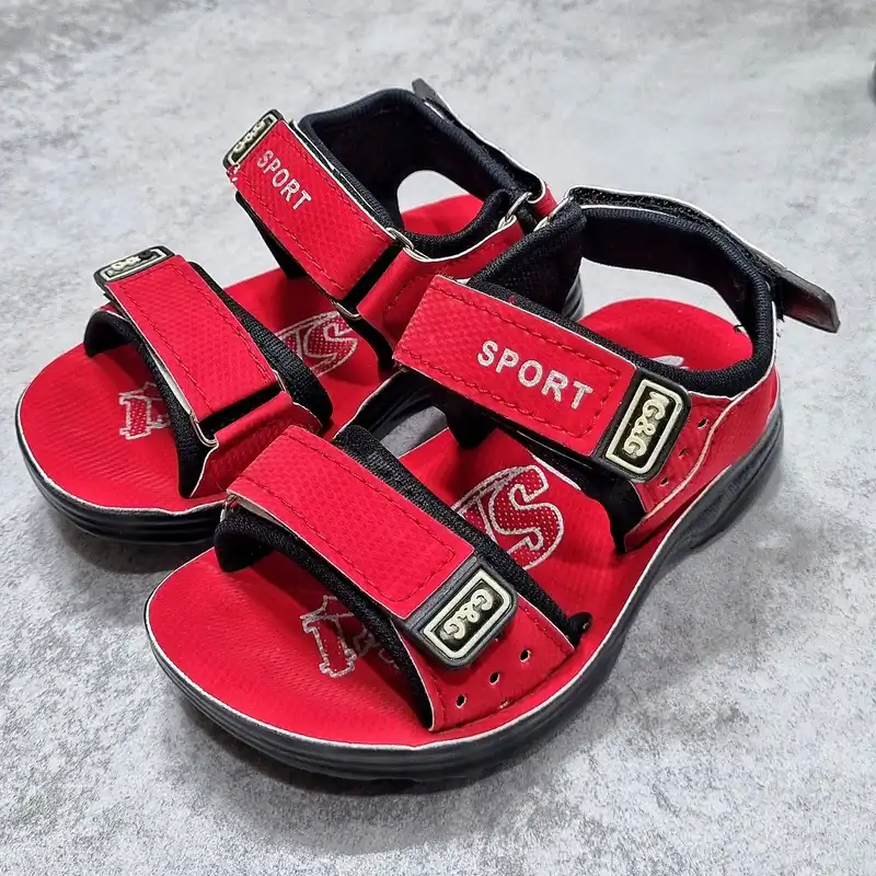 صندل پسرانه مدل 203 رنگ قرمز