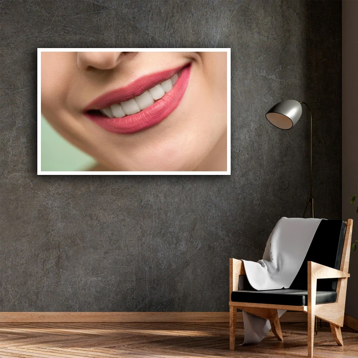 تابلو بکلیت طرح لبخند و دندانپزشکی مدل W-D1785