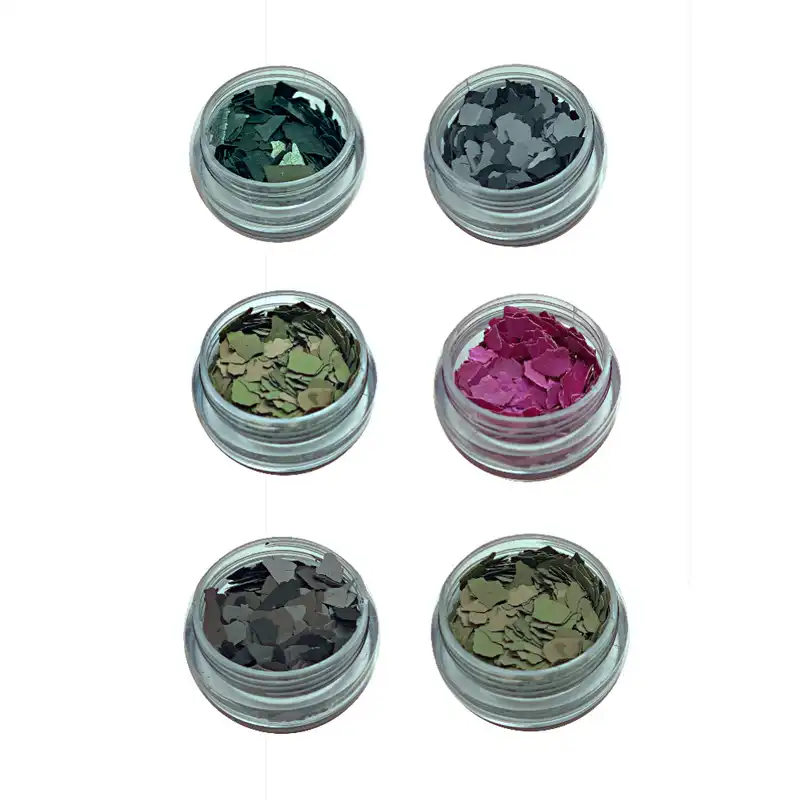 تزیین ناخن مدل گچی مجموعه 6 عددی