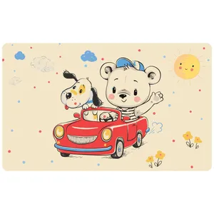  پادری طرح خرس اتاق خواب کودک m4/3109 سایز 46×76 سانتی متر 