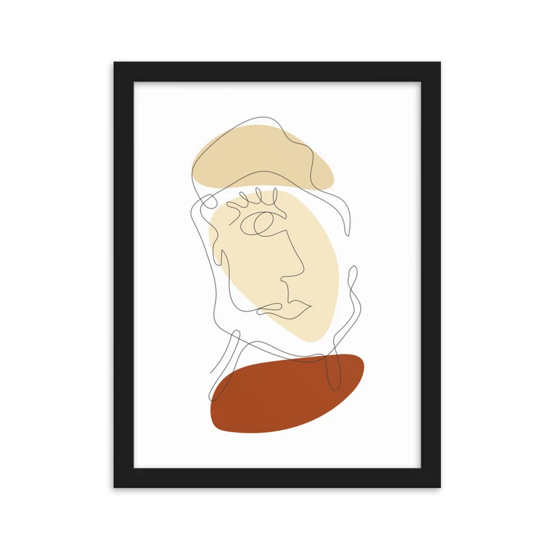 تابلو مدل دکوراتیو مینیمال دخترانه کد 2723