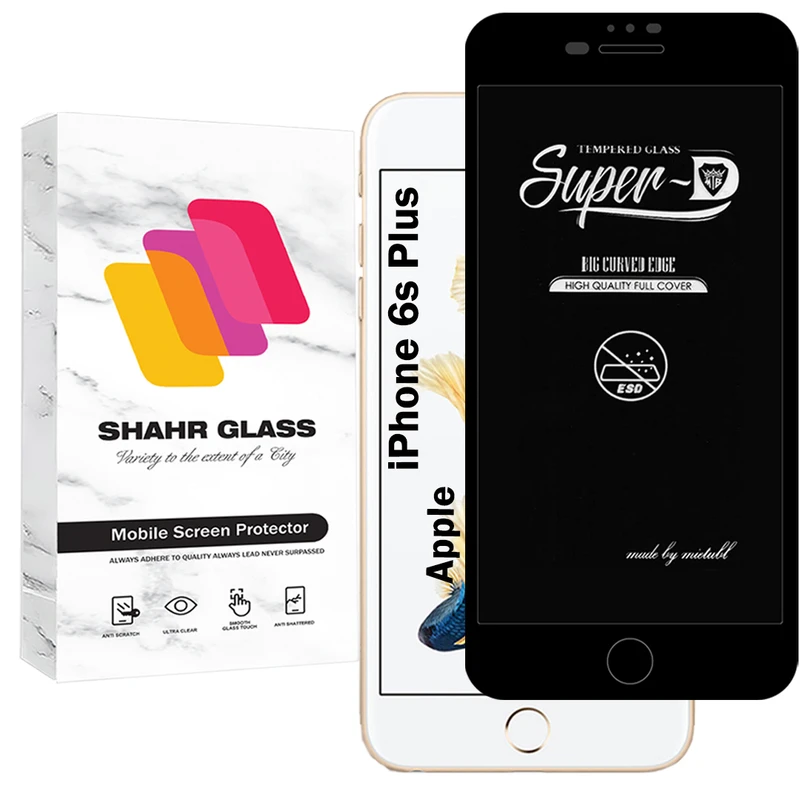 محافظ صفحه نمایش شهر گلس مدل SUPERDNSH مناسب برای گوشی موبایل اپل iPhone 6s Plus