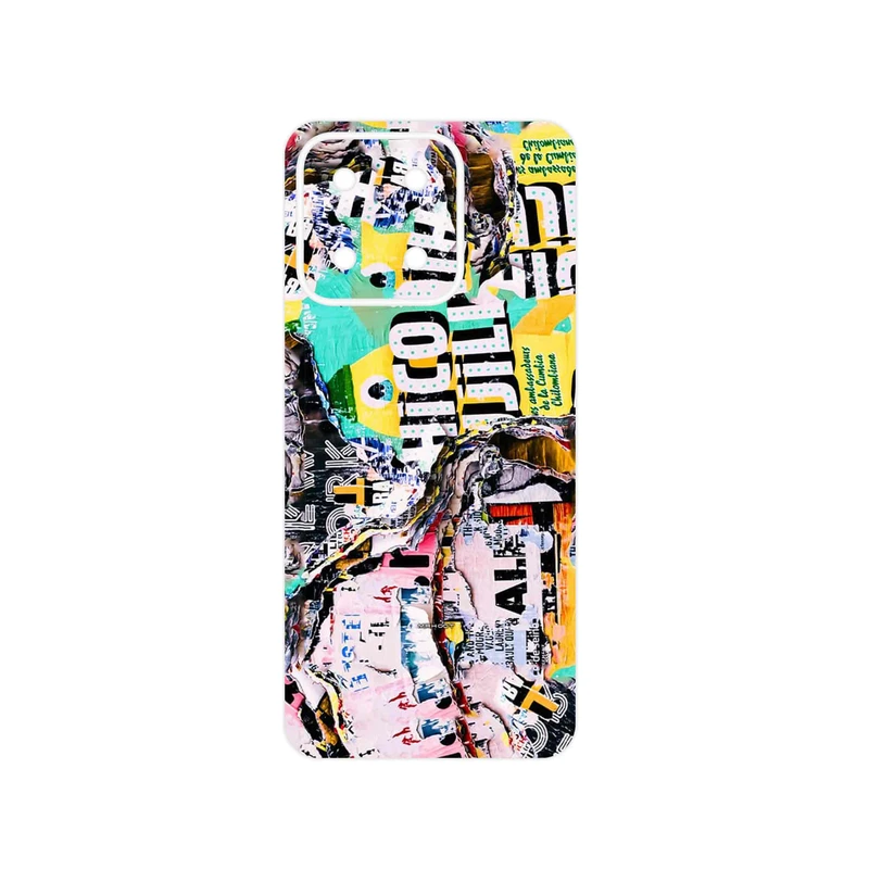 برچسب پوششی ماهوت مدل Collage of Teared Paper مناسب برای گوشی موبایل آنر X5b Plus