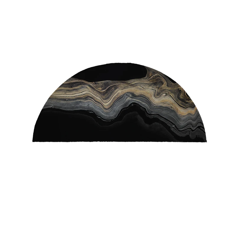 پادری مدل نیم دایره طرح کلاسیک ابر وباد کد 8921 سایز 90×45 سانتی متر