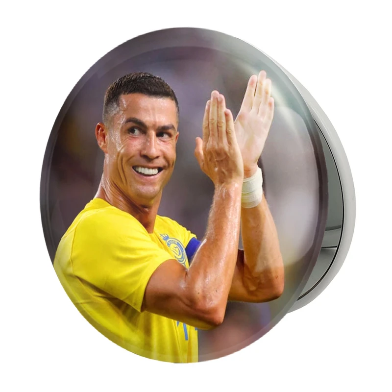 آینه جیبی خندالو طرح کریستیانو رونالدو مدل تاشو کد 36430