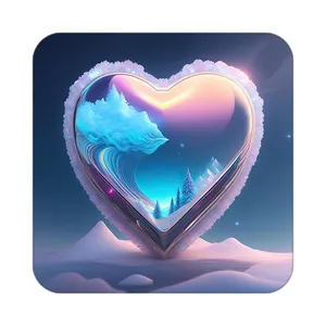 زیر لیوانی کاکتی مدل عاشقانه کد mp12207