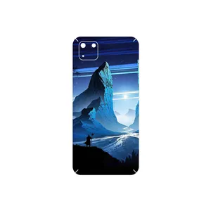 MAHOOT Blue Mountains Digital Art Cover Sticker for Huawei Y5p