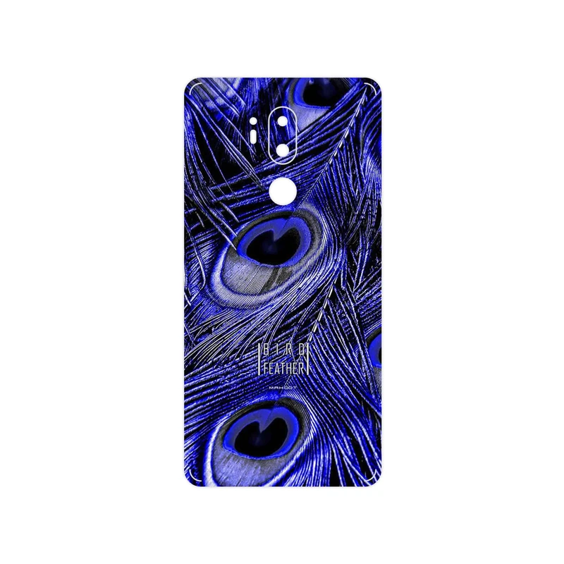 برچسب پوششی ماهوت مدل Purple Feather مناسب برای گوشی موبایل ال جی G7 PLUS THINQ