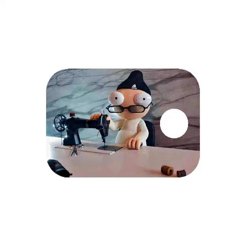 برچسب درب باک خودرو رایسان طرح پیرمرد زحمتکش کد SK040 مناسب برای پراید