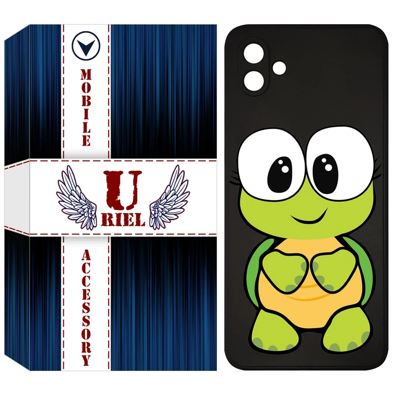 کاور یوریل قاب مدل KSH کد 59 طرح لاکپشت مناسب برای گوشی موبایل سامسونگ Galaxy A05