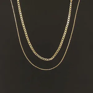 گردنبند زنانه سیکس مدل دولاین مینیمال کد 268