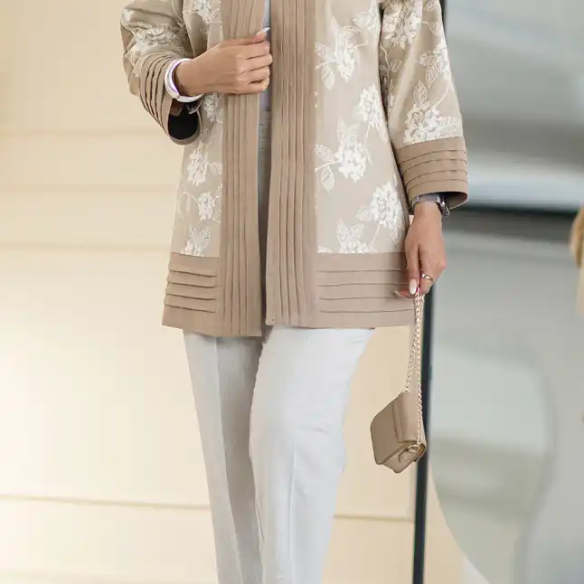 مانتو زنانه السانا مدل طوطیا کد 174947