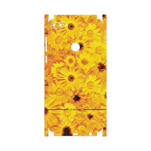 MAHOOT Yellow-Flower-FullSkin Cover Sticker for HTC Desire 12 Plus