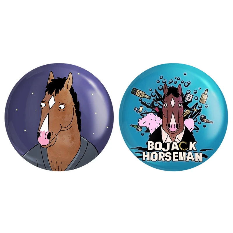 مگنت خندالو مدل Bojack Horseman کد 11431138 مجموعه 2 عددی