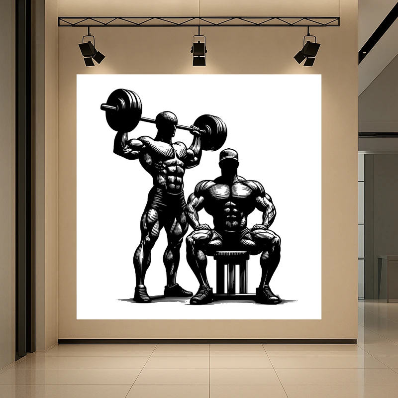 استیکر طرح بدنسازی مدل یار تمرینی کد AR3059089