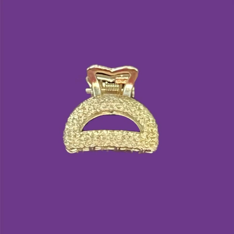 کلیپس مو زنانه مدل فلزی نیم دایره کد C-150