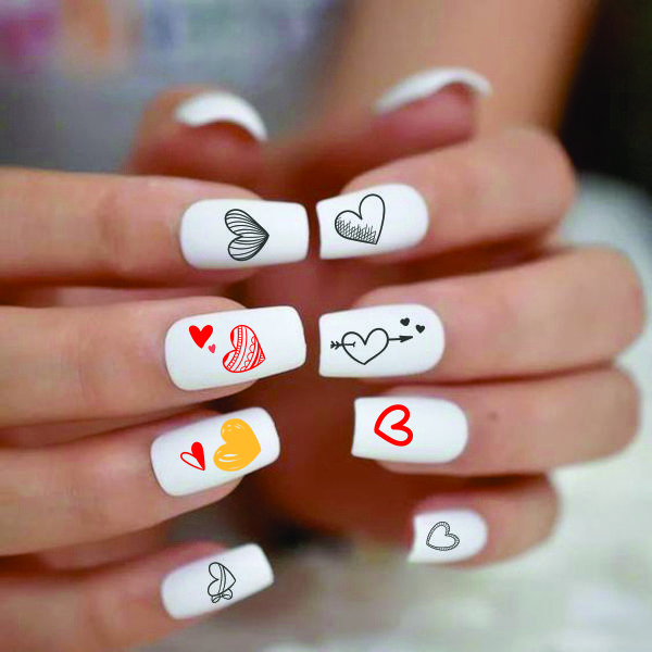 استیکر طراحی ناخن مدل BLNG6615 مجموعه 2 عددی