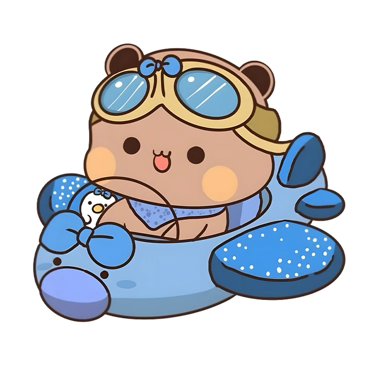 استیکر پارچه و لباس پاد آفرین مدل کارتونی کیوت فانتزی بامزه کد S3846