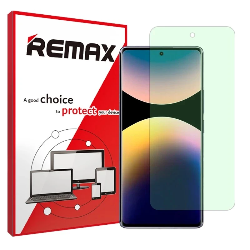 محافظ صفحه نمایش آنتی گرین ریمکس مدل هیدروژلی مناسب برای گوشی موبایل شیائومی Poco M8 Pro