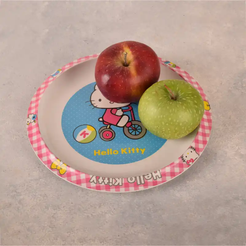 بشقاب کودک مهروز کد 5026 طرح کیتی