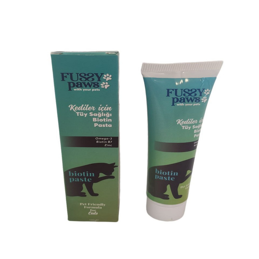 خمیر پوست و مو گربه فاسی پاوس مدل Biotin Vitamin وزن 100 گرم