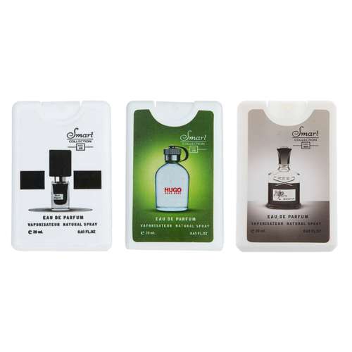 عطر جیبی مردانه اسمارت کالکشن مدل بلک افغان هوگو اونتیوس حجم 20 میلی لیتر بسته 3 عددی