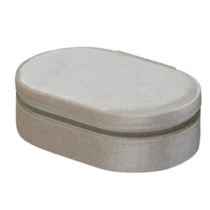 جعبه جواهرات مدل بیضی مخمل 702