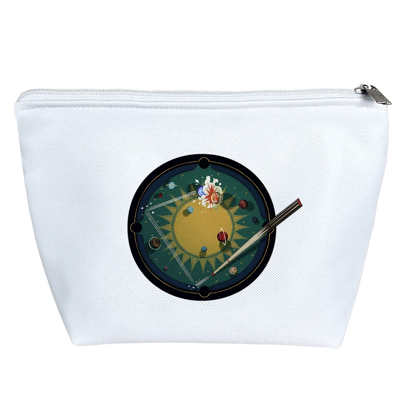 کیف لوازم آرایش دخترانه خندالو مدل بیلیارد کهکشانی کد H1868