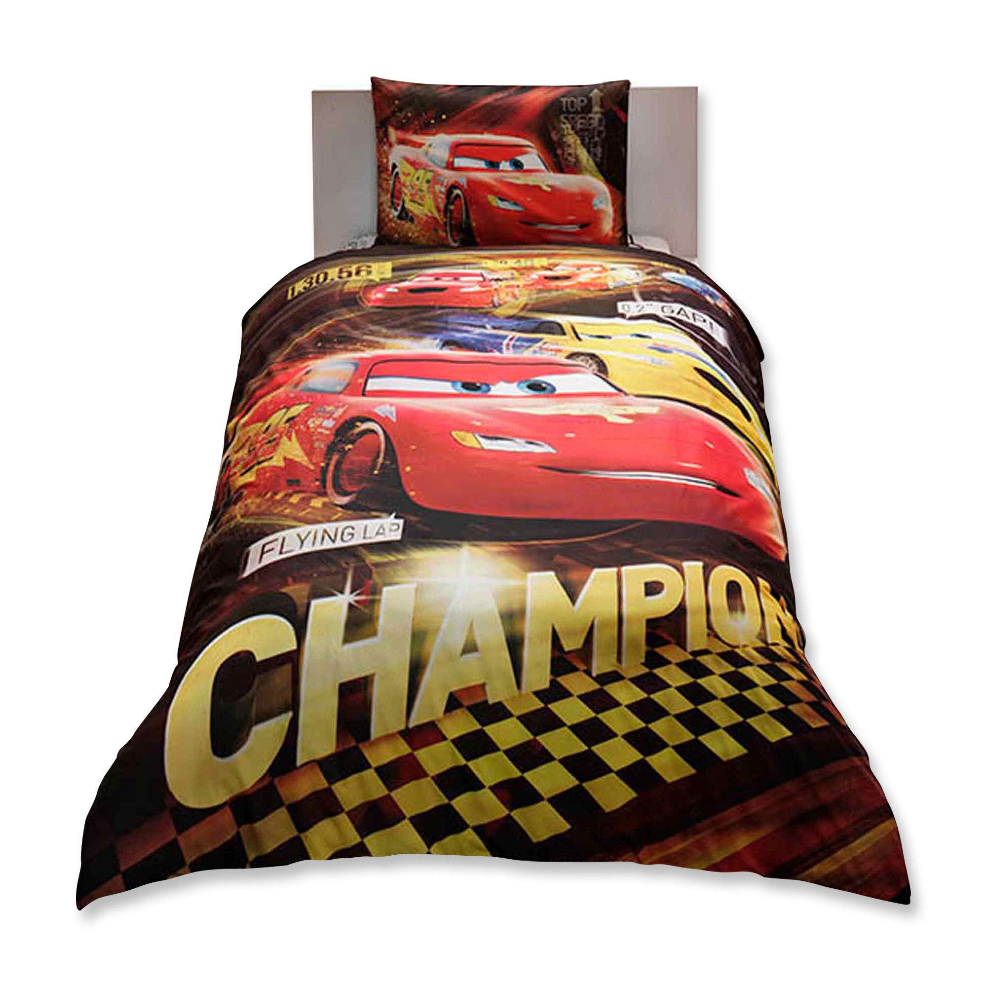 سرویس روتختی تاچ مدل Cars champion یک نفره 3 تکه