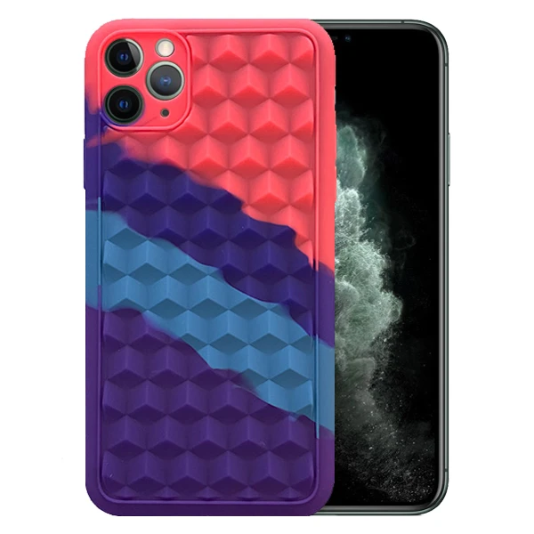 کاور مدل سیلیکونی طرح آبرنگی کد A4246 مناسب برای گوشی موبایل اپل iPhone 11 Pro Max