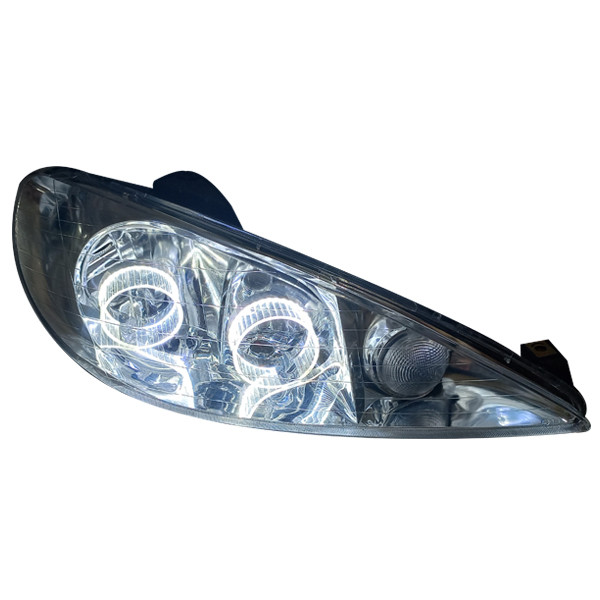 چراغ خودرو مدل گلس کد 3D مناسب برای پژو 206 بسته دو عددی