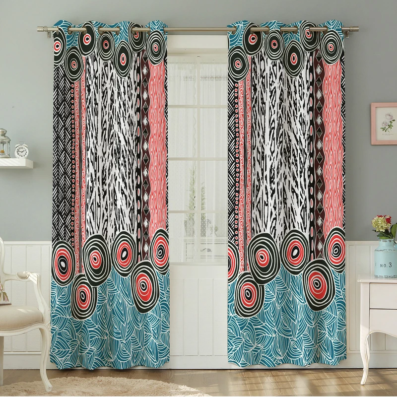 پرده نیروانا طرح  سنتی مدل هازان کد 4603 سایز 140×280 سانتی متر