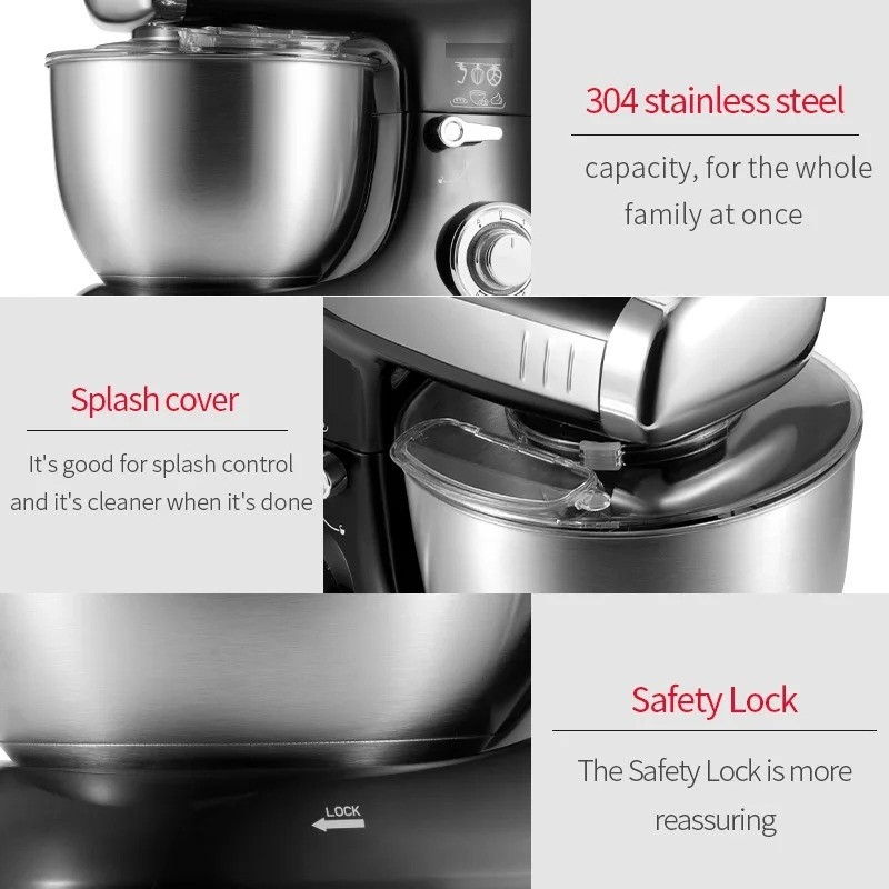 همزن کاسه‌دار 5 لیتری سوکانی مدل SC-206