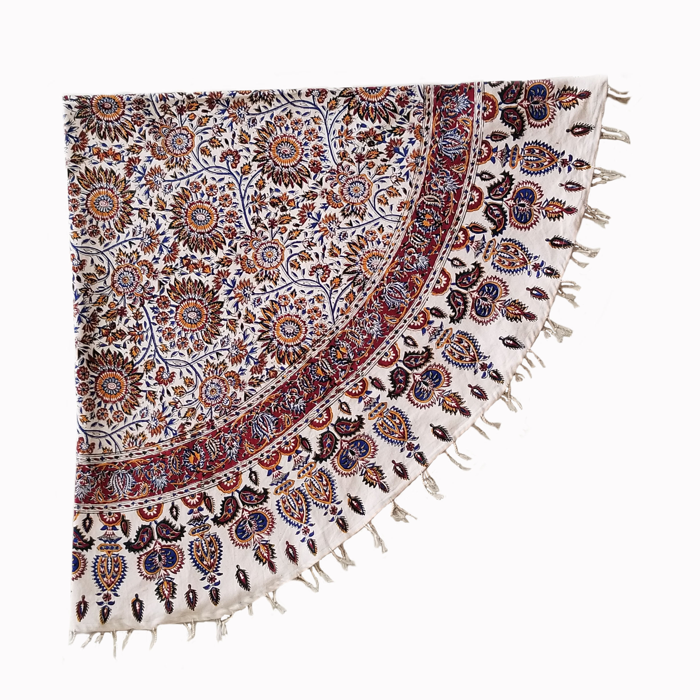 رومیزی قلمکار مدل گل