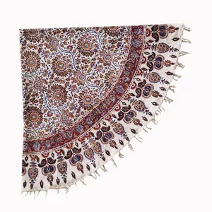 رومیزی قلمکار مدل گل