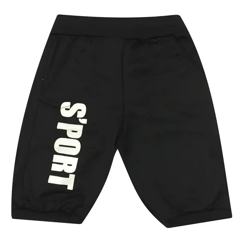 ست تیشرت آستین کوتاه و شلوارک بچگانه مدل تدی کد tm-2375