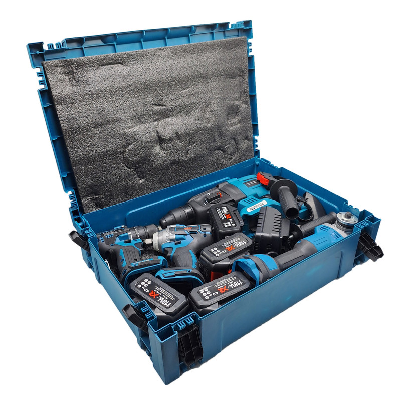 مجموعه 4 عددی ابزار شارژی براشلس باس مدل LIFE_STYLE