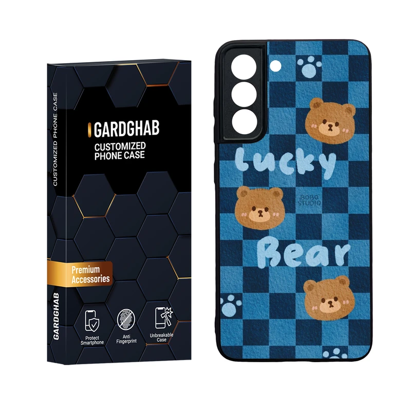  کاور گارد قاب مدل دور ژله ای پشت گلس فانتزی مناسب برای گوشی موبایل سامسونگ Galaxy S21 FE