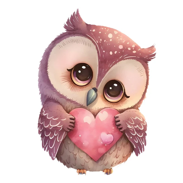 استیکر پارچه و لباس پاد آفرین طرح جغد کد 1334