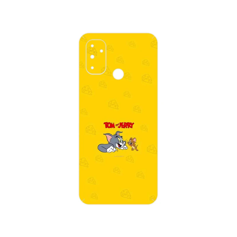برچسب پوششی ماهوت مدل Tom and Jerry مناسب برای گوشی موبایل وان پلاس Nord N100