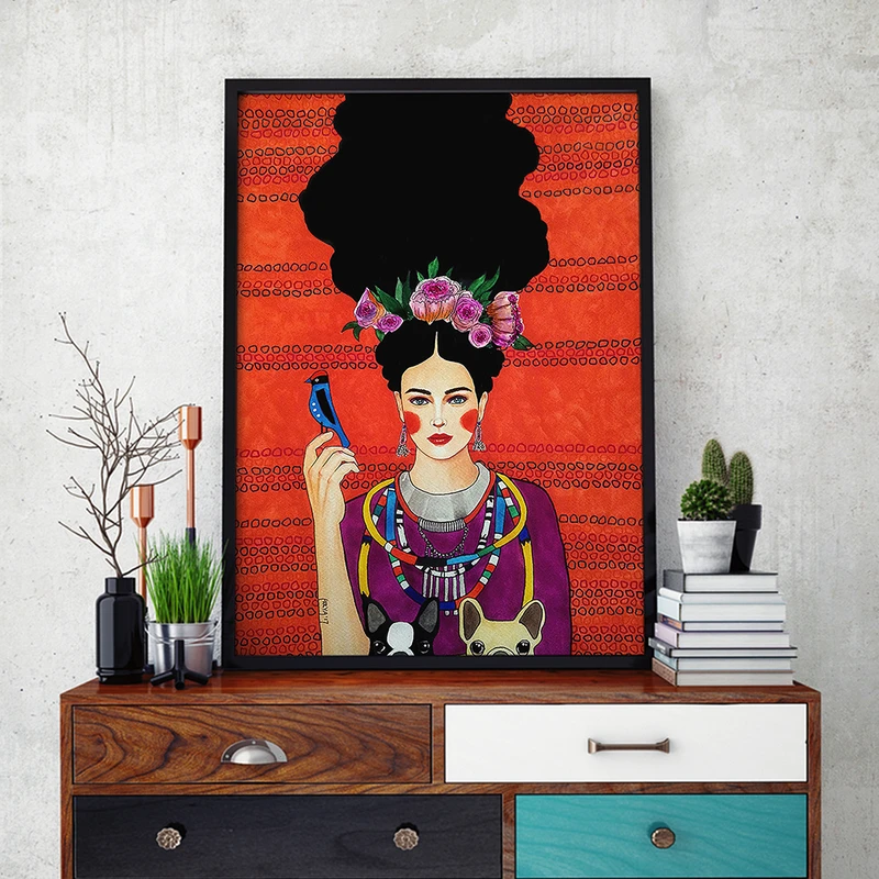 تابلو سالی وود مدل گرچه صحبت کرده ایم کد T300146