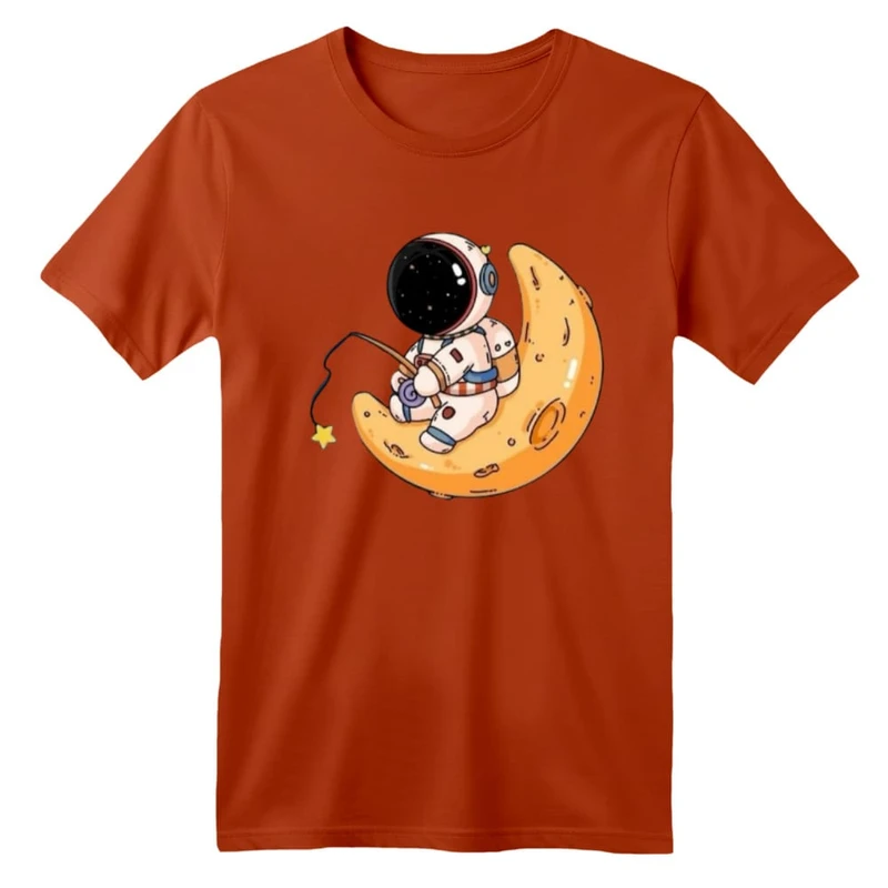 تی شرت آستین کوتاه بچگانه مدل فضانورد کد ۲۱