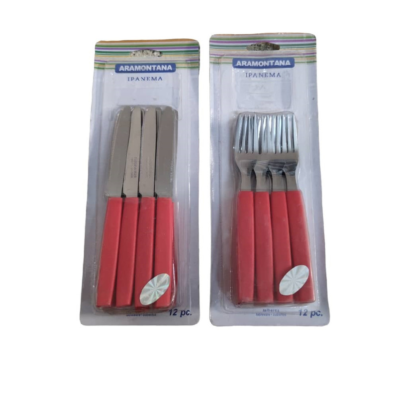سرویس کارد و چنگال میوه خوری 24 پارچه  آرامونتانا مدل S31