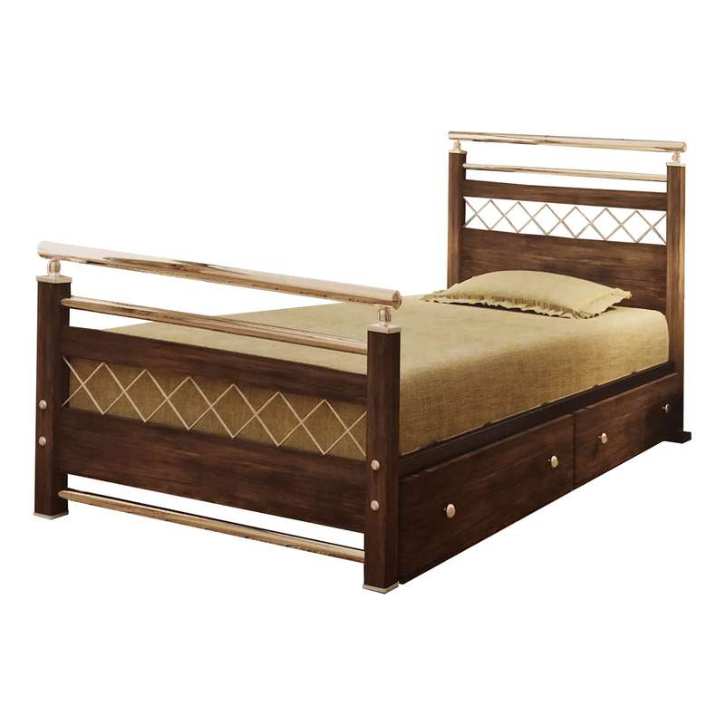 تخت خواب یک نفره مدل رویال سایز 200×90 سانتی متر