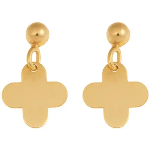 گوشواره طلا 18 عیار زنانه الن نار مدل 0548